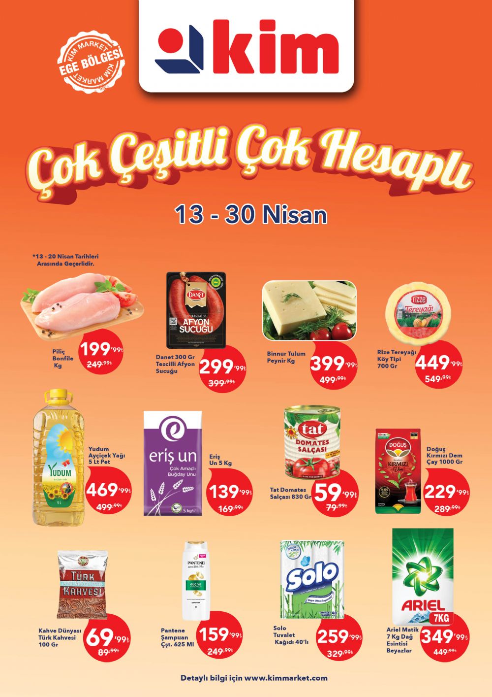 13 - 30  Nisan Ege Insert