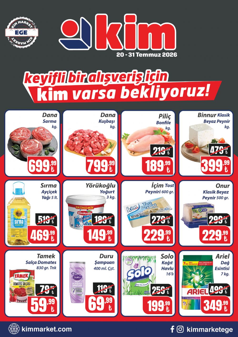 20 - 31 Temmuz | Ege